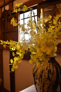 大正村資料館の花